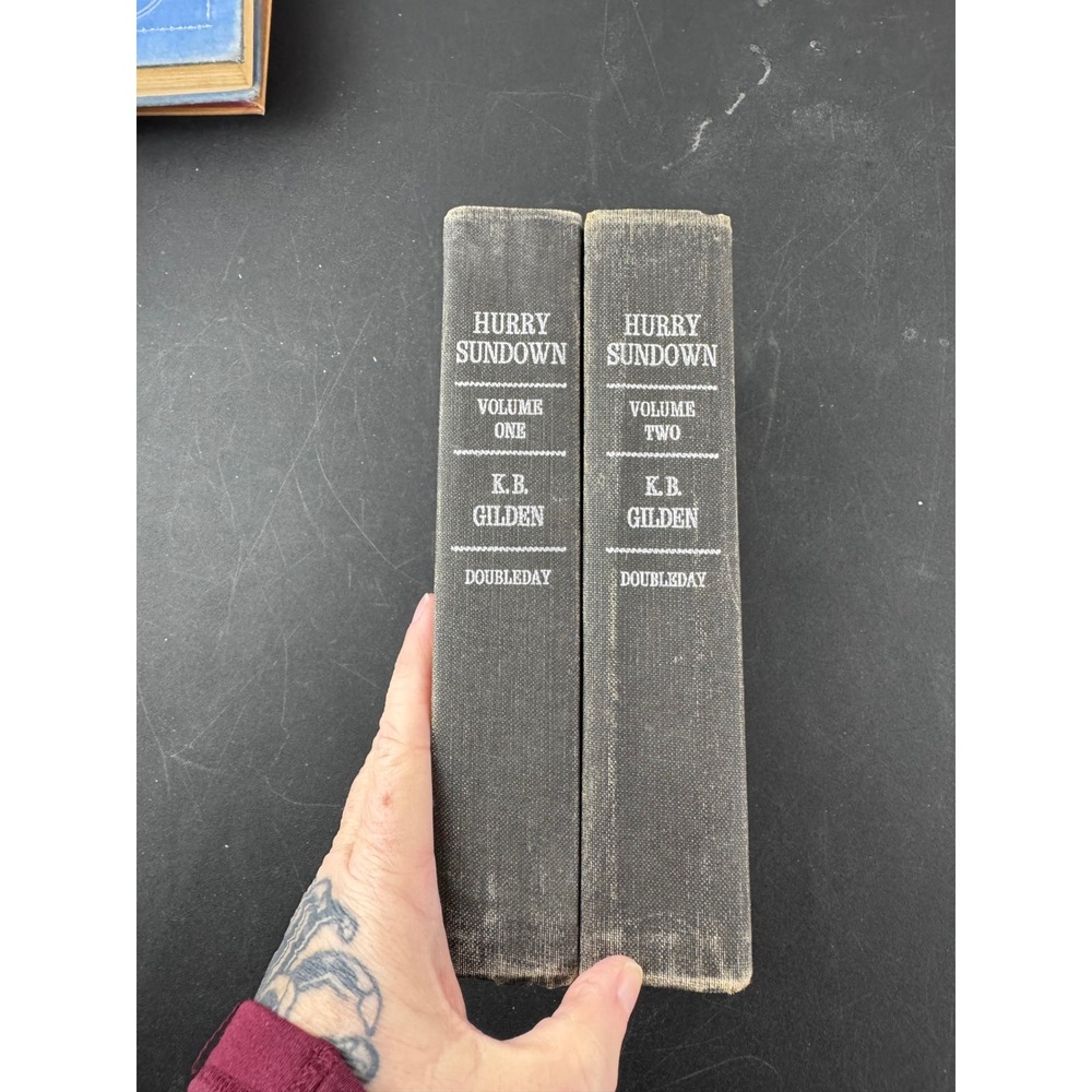 Hurry Sundown by K B Gilden Volume One and Two Hardcover Books‎ Set 1964